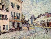 Alfred Sisley Strabe in Marly oil painting on canvas